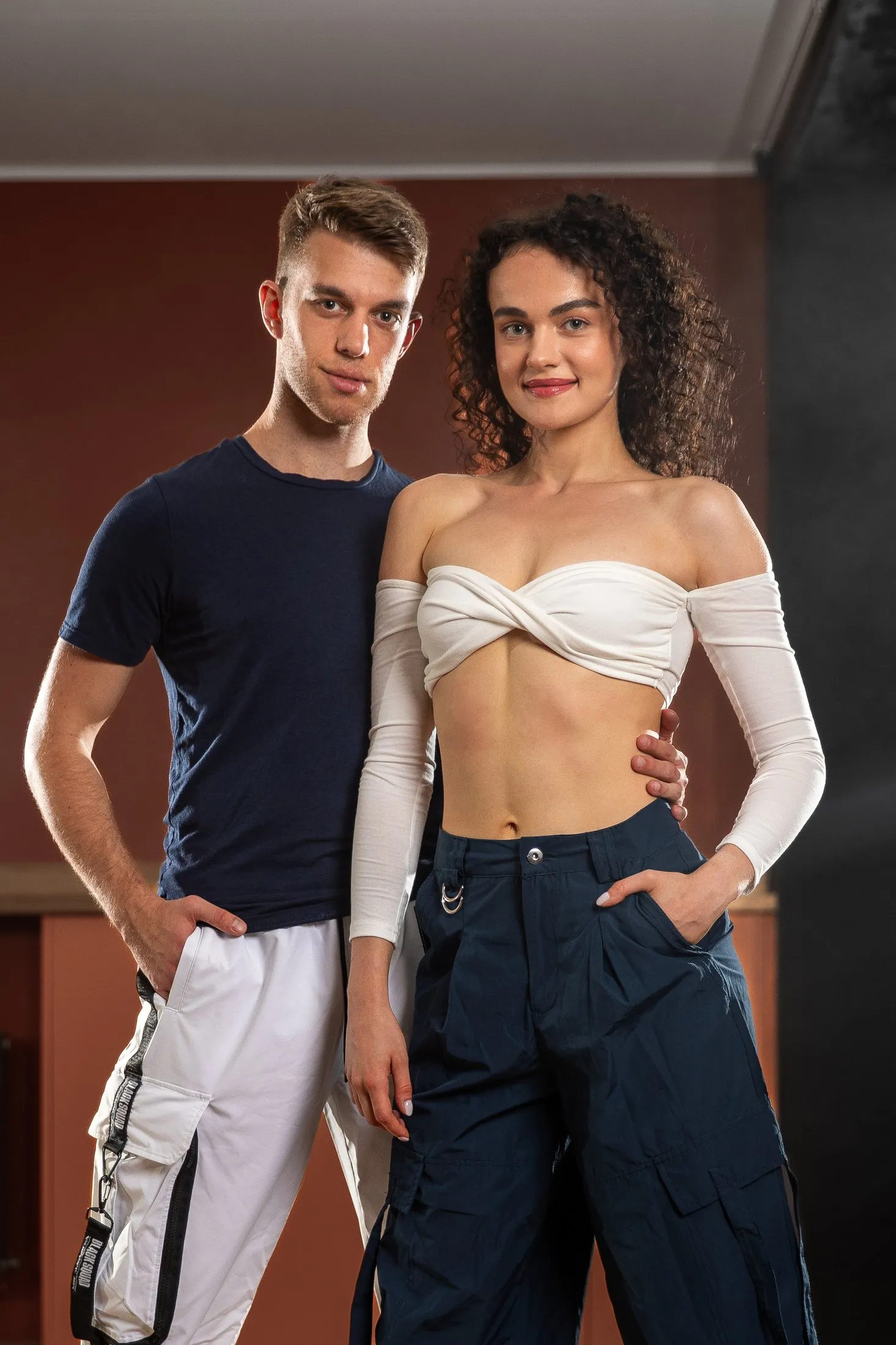 Daniel a Anna při tanci bachaty sensual v Enamour Dance Academy